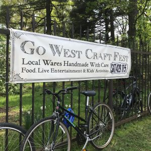 Go West Craft Fest sign